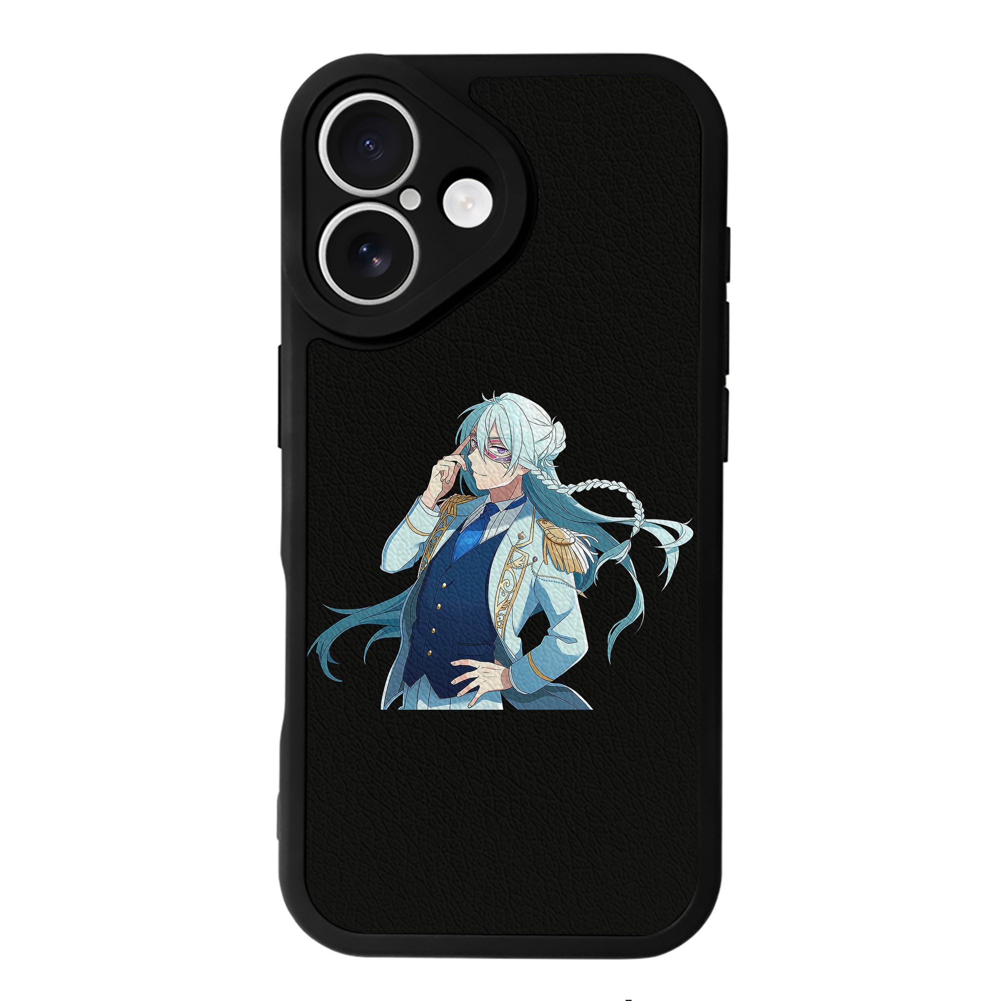 （画像用） あんさんぶるスターズ! Ensemble Stars 【iPhone 16シリーズ対応】シリコンスマホケース（レザー調） 材質：シリコン